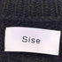 シセ Sise Vネックウールケーブルニット メンズ 1