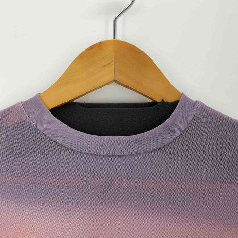 ANOGH GRADATION PATTERN SHEER TOPS レディース FREE