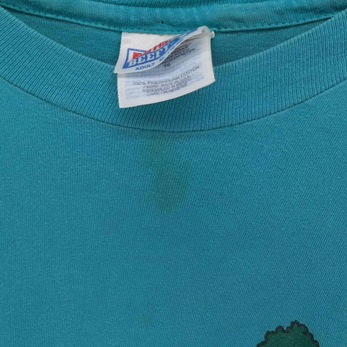 90S USA製 Hanes ボディ 企業ロゴ プリント Tシャツ メンズ import:XL