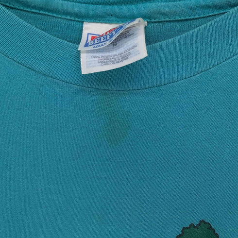 90S USA製 Hanes ボディ 企業ロゴ プリント Tシャツ メンズ import:XL