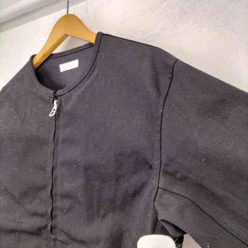 ロトル ROTOL 25AW DOUBLE SEAMS RIDERS JACKET コットン ノーカラー ライダースジャケット メンズ JPN:2