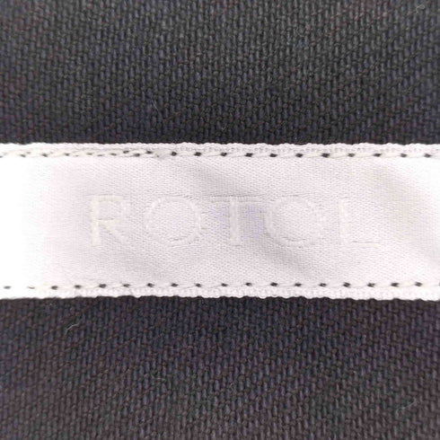 ロトル ROTOL 25AW DOUBLE SEAMS RIDERS JACKET コットン ノーカラー ライダースジャケット メンズ JPN:2