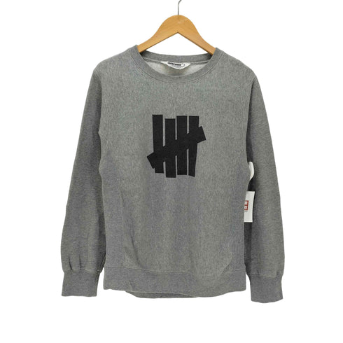 アンディフィーテッド UNDEFEATED ロゴプリント 裏起毛 クルーネックスウェット メンズ JPN:S