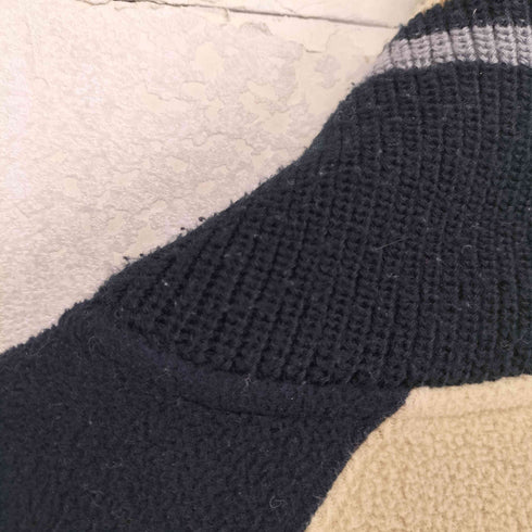 ハンテン HANG TEN ロゴワッペンフリーススタジャン メンズ M