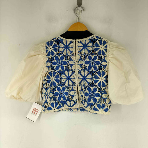 ザラ ZARA CROCHET POPLIN TOP レディース JPN:M
