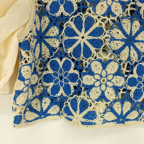 ザラ ZARA CROCHET POPLIN TOP レディース JPN:M