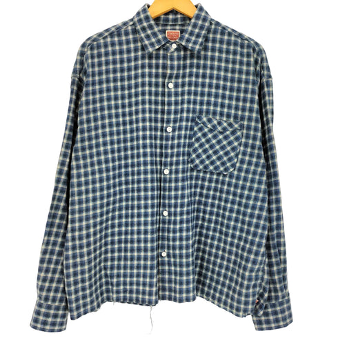 ヒンソン HINSON 25aw レギュラーカラー ロングスリーブ フランネルシャツ メンズ JPN:M