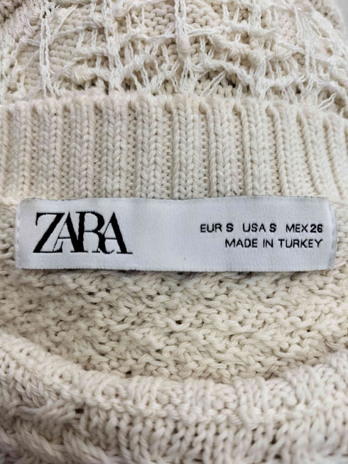 ザラ ZARA レース編み サマーニット レディース JPN:S