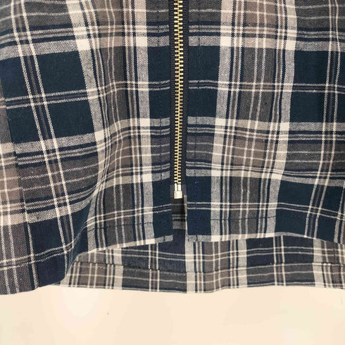 BEEDEN COMPACT ZIP UP CHECK SHIRT レディース FREE