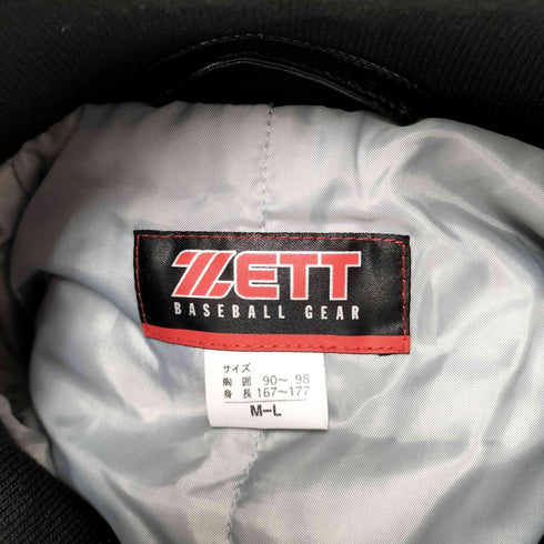 ZETT ロゴ刺繍ブルゾンジャケット sport メンズ M-L