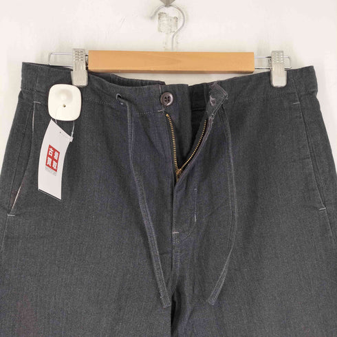 スティルバイハンド STILL BY HAND ヘリンボーン柄 ウールコットンイージーパンツ クロップド メンズ 48