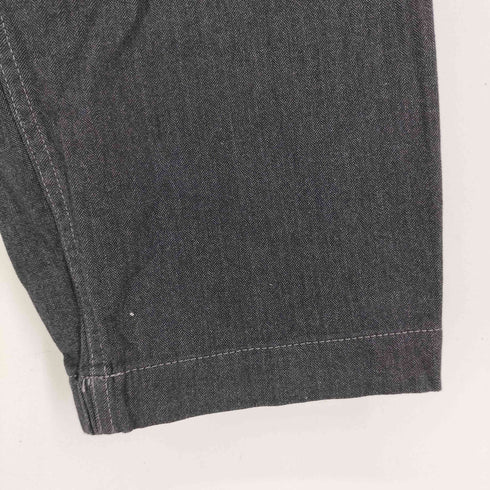 スティルバイハンド STILL BY HAND ヘリンボーン柄 ウールコットンイージーパンツ クロップド メンズ 48