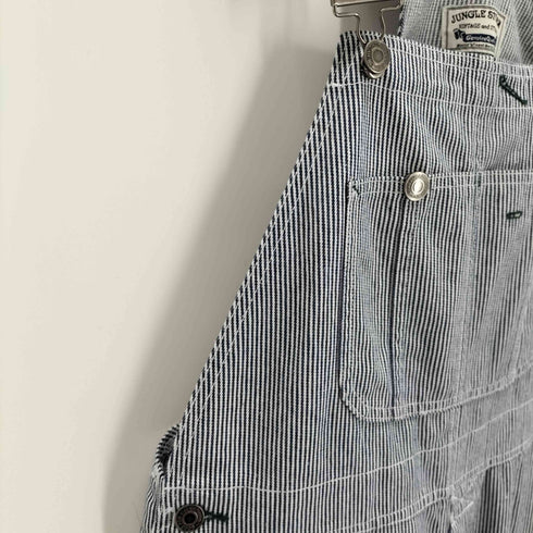 Quintetto DENIM ヒッコリーオーバーオール メンズ