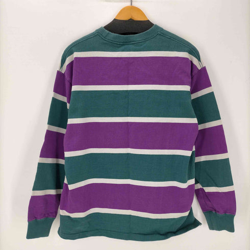 チャンピオン Champion ボーダー ヘビーウェイト L/S カットソー ロンT 袖目つき メンズ import:M