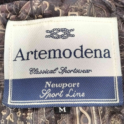 ARTEMODENA 90s~00s 刺繍 ベロア 異素材切替 カバーオール メンズ JPN:M