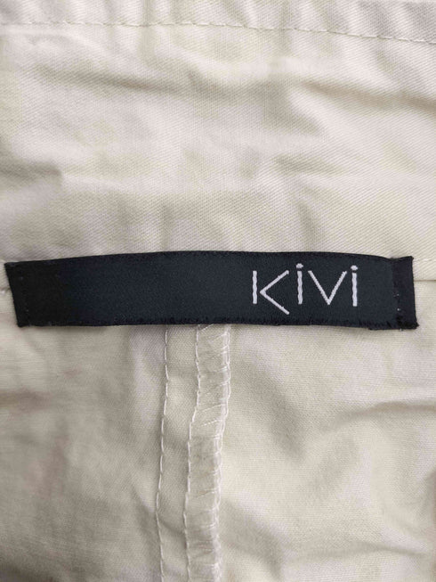 KIVI ジップデザイン スタンドカラーコート レディース