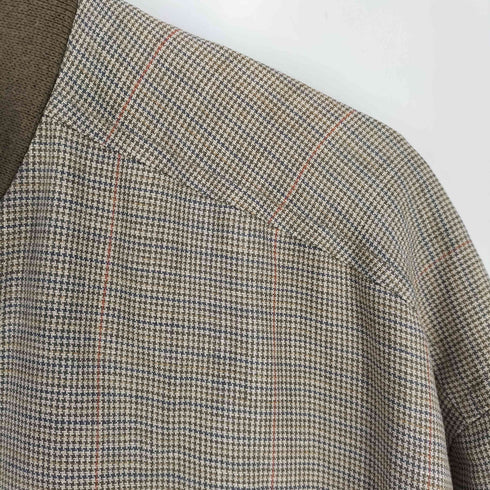 エディーバウアー Eddie Bauer AKA EDDIE BAUER リネン100% グレンチェック バルスタージャケット メンズ import:S