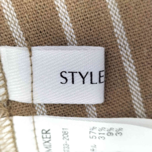 スタイルミキサー STYLEMIXER リネンミックスシャツワンピース レディース JPN:M