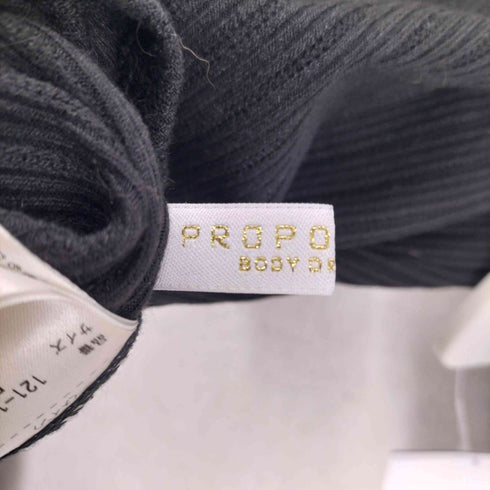 プロポーションバイボディードレッシング PROPORTION BODY DRESSING 前後2way楊柳ドットフレアスリーブブラウス レディース S