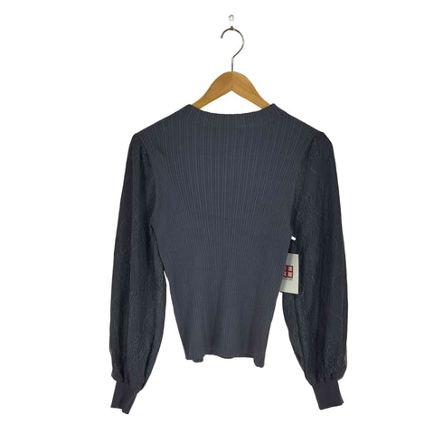 プロポーションバイボディードレッシング PROPORTION BODY DRESSING 袖レース切替モックネックニット レディース FR