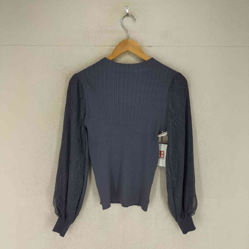 プロポーションバイボディードレッシング PROPORTION BODY DRESSING 袖レース切替モックネックニット レディース FR