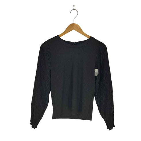 プロポーションバイボディードレッシング PROPORTION BODY DRESSING ボリュームスリーブレースリブテレコカットソー レディース FR