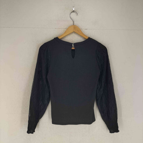 プロポーションバイボディードレッシング PROPORTION BODY DRESSING ボリュームスリーブレースリブテレコカットソー レディース FR