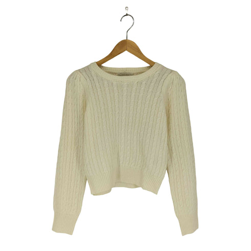 プロポーションバイボディードレッシング PROPORTION BODY DRESSING パフショルダーショートニット レディース FR