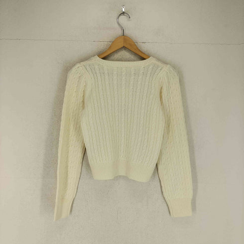 プロポーションバイボディードレッシング PROPORTION BODY DRESSING パフショルダーショートニット レディース FR