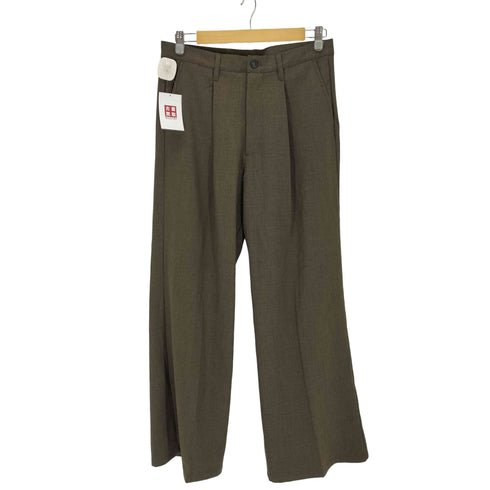 キャスパージョン CASPER JOHN Wool mix semi baggy slacks メンズ JPN:M