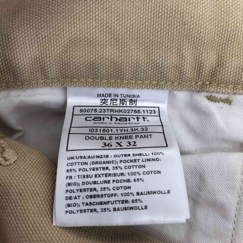 カーハートワークインプログレス Carhartt WIP double knee work pant メンズ 36/32