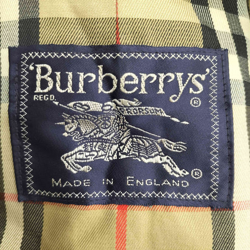バーバリーズ BURBERRYS 裏地ノバチェック ステンカラーコート メンズ