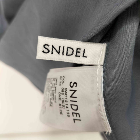 スナイデル snidel カットドッキングボリュームスリーブプルオーバー レディース ONE SIZE