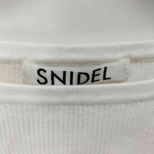 スナイデル snidel パフスリドッキングニットプルオーバー レディース ONE SIZE