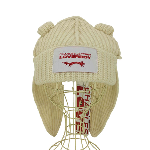 チャールズジェフリーラバーボーイ CHARLES JEFFREY LOVERBOY CHUNKY RABBIT BEANIE メンズ