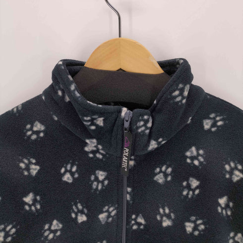 ジャックウルフスキン JACK WOLFSKIN POLARSYSTEM 総柄 フリース ジャケット メンズ import:M