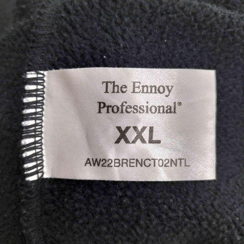 ザエンノイプロフェッショナル The Ennoy Professional 22AW ロゴ刺繍スウェットパーカー メンズ import:XXL