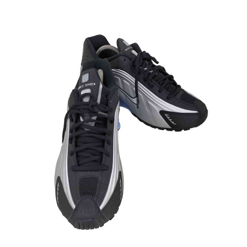 ナイキ NIKE SHOX R4 METALLIC SILVER/METALLIC SILVER-BLACK メンズ JPN:27