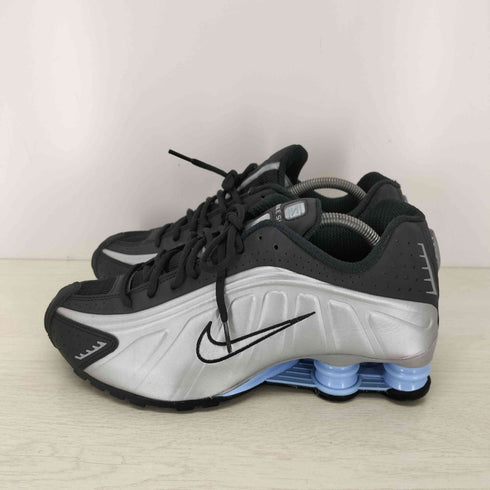 ナイキ NIKE SHOX R4 METALLIC SILVER/METALLIC SILVER-BLACK メンズ JPN:27