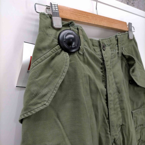 ユーエスアーミー U.S. ARMY 60S M-65 初期型モデル SCOVILL GRIPPER ZIPPER アルミジップ フィールド ミリタリー カーゴ パンツ メンズ