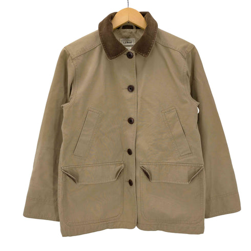 エルエルビーン L.L.Bean 襟コーデュロイ コットン ハンティング ジャケット レディース import:XS