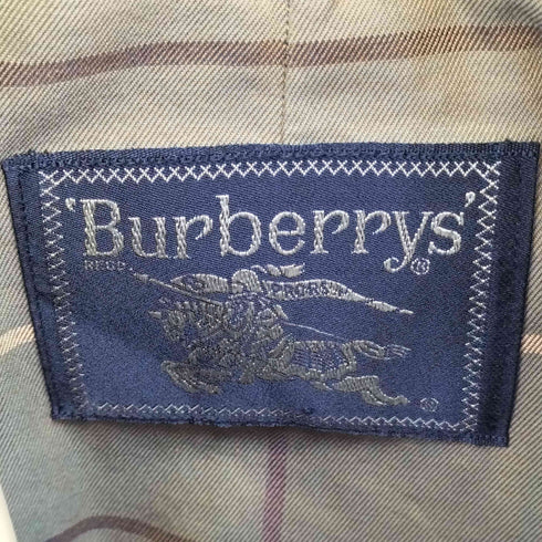 バーバリーズ BURBERRYS 裏地チェック ステンカラーコート メンズ