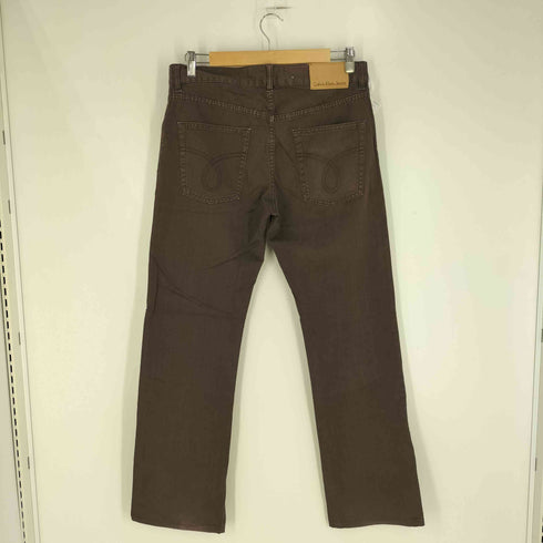 カルバンクラインジーンズ Calvin Klein Jeans 00S ヘリンボーン 5ポケット ストレートパンツ メンズ 31/34