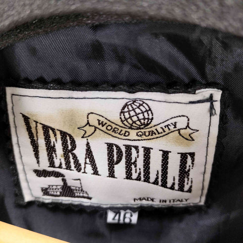 ベラペレ VERA PELLE イタリア製 レザージャケット メンズ 46