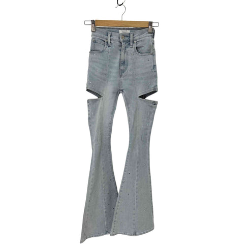 ダーリッチ Darich ドロップビジューフレアデニムパンツ レディース JPN:XS