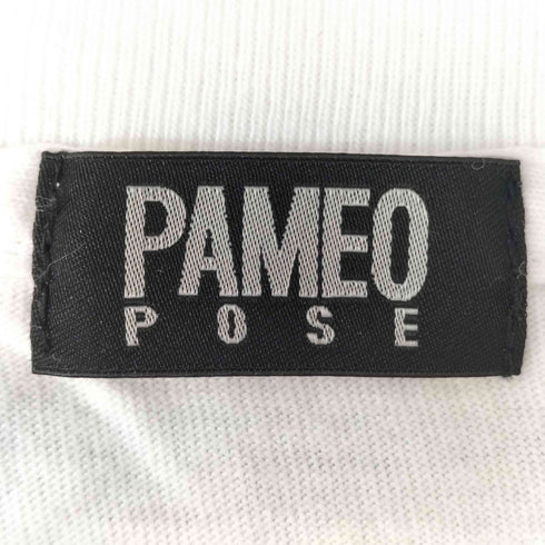 パメオポーズ Pameo Pose プリントクルーネックTシャツ レディース JPN:S