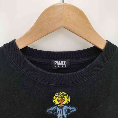 パメオポーズ Pameo Pose プリントクルーネックTシャツ レディース JPN:S