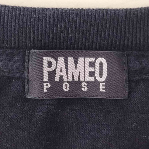パメオポーズ Pameo Pose プリントクルーネックTシャツ レディース JPN:S