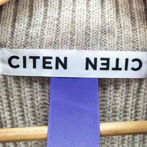 シテン CITEN 23AW ハーフジップ ニット メンズ JPN:M