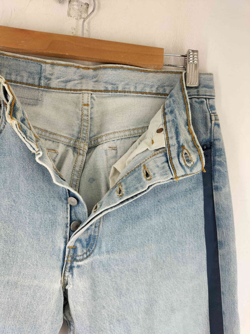 アンユーズド UNUSED Levi's リメイクデニム 再構築 サイドライン カットオフ メンズ